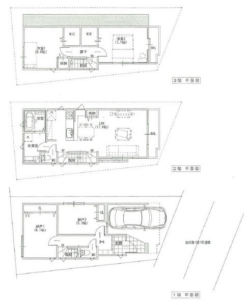 Floor plan. 35,800,000 yen, 2LDK + S (storeroom), Land area 68.64 sq m , Building area 113.47 sq m