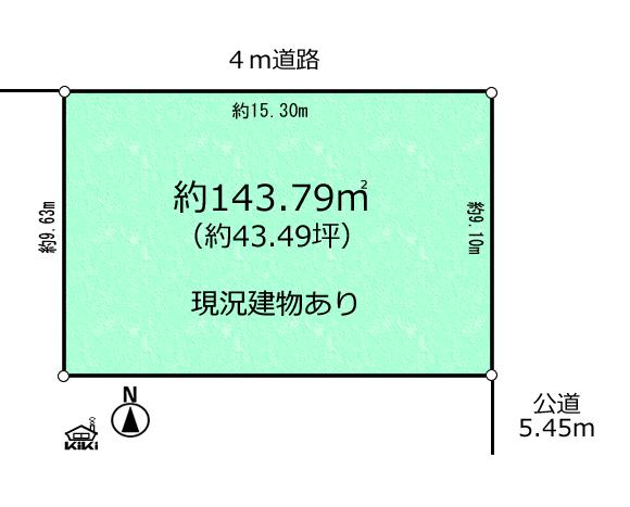 Compartment figure. Land price 68 million yen, Land area 143.79 sq m your favorite Hausume - mosquitoes - possible architecture at