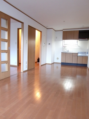 Living and room. Spacious LDK space