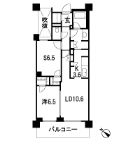 Floor: 2LDK (5 ・ 6th floor) / 1LDK+S(2 ~ 4th floor), the area occupied: 64.5 sq m, Price: 47,900,000 yen, now on sale