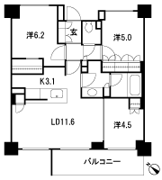 Floor: 3LDK, occupied area: 67.74 sq m, Price: 48,400,000 yen, now on sale