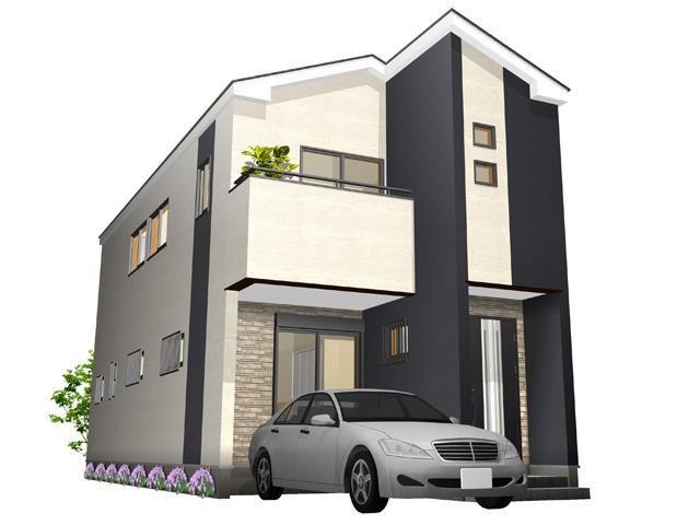 Building plan example (Perth ・ appearance). Example of construction