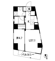 Floor: 1LDK + WIC, the occupied area: 37.11 sq m, Price: 34,900,000 yen, now on sale