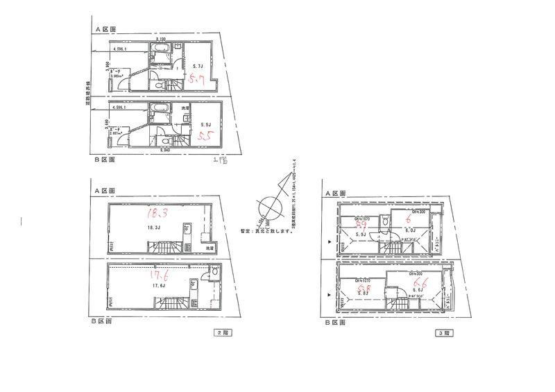 Building plan example (floor plan). 83.21 square meters plan price 15 million