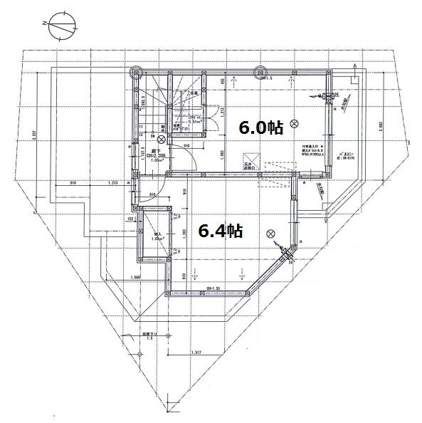 Floor plan. 45,800,000 yen, 3LDK, Land area 66.42 sq m , The building is the area 104.97 sq m Zenshitsuminami-facing room.