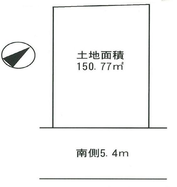 Compartment figure. Land price 76,500,000 yen, Land area 150.77 sq m
