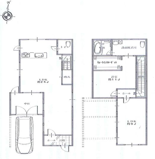 Floor plan. 71,800,000 yen, 2LDK, Land area 100.11 sq m , Building area 94.75 sq m floor plan  ※ If it is different from the present situation is, Priority and status.