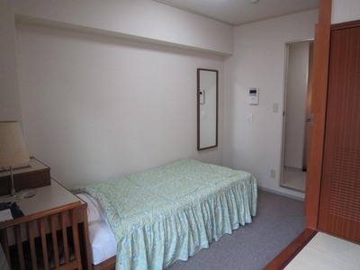 Other room space. There is cleaning service with bed