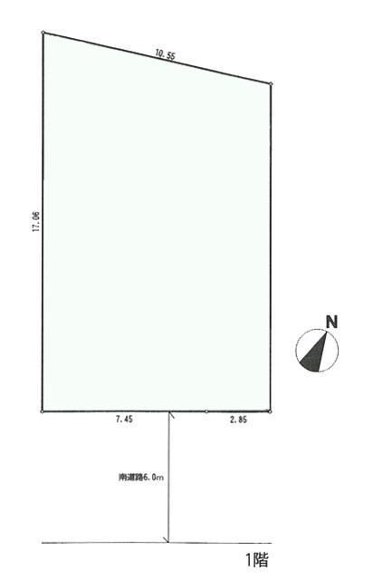 Compartment figure. Land price 86,800,000 yen, Land area 163.81 sq m