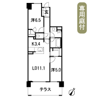 Floor: 2LDK, occupied area: 60.91 sq m, Price: 44,880,000 yen, now on sale