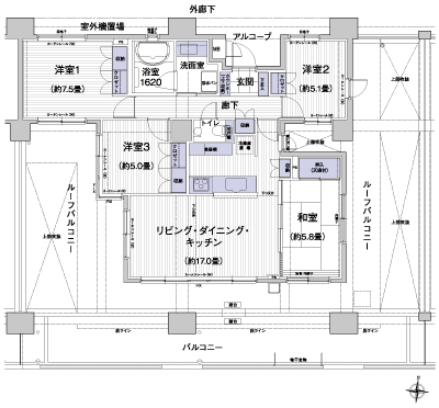 Floor: 4LDK, occupied area: 89.37 sq m