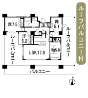 Floor: 4LDK, occupied area: 89.37 sq m