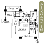Floor: 4LDK, occupied area: 89.37 sq m