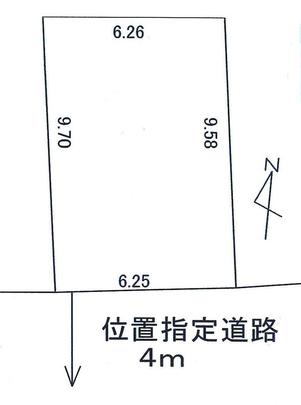 Compartment figure. Land price 35,800,000 yen, Land area 60.21 sq m