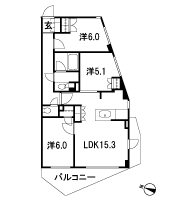 Floor: 3LDK + WIC, the occupied area: 70.69 sq m