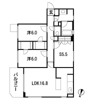 Floor: 2LDK + S (storeroom) + 2WIC, occupied area: 78.25 sq m