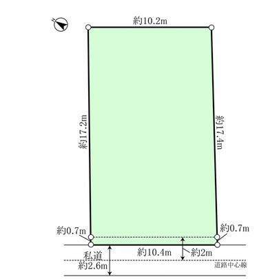 Compartment figure. It is not in the building conditions land for sale. 