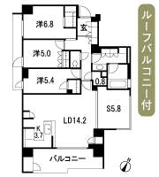Floor: 3LD ・ K + S + 2WIC + TR + N, the occupied area: 96.32 sq m, Price: TBD