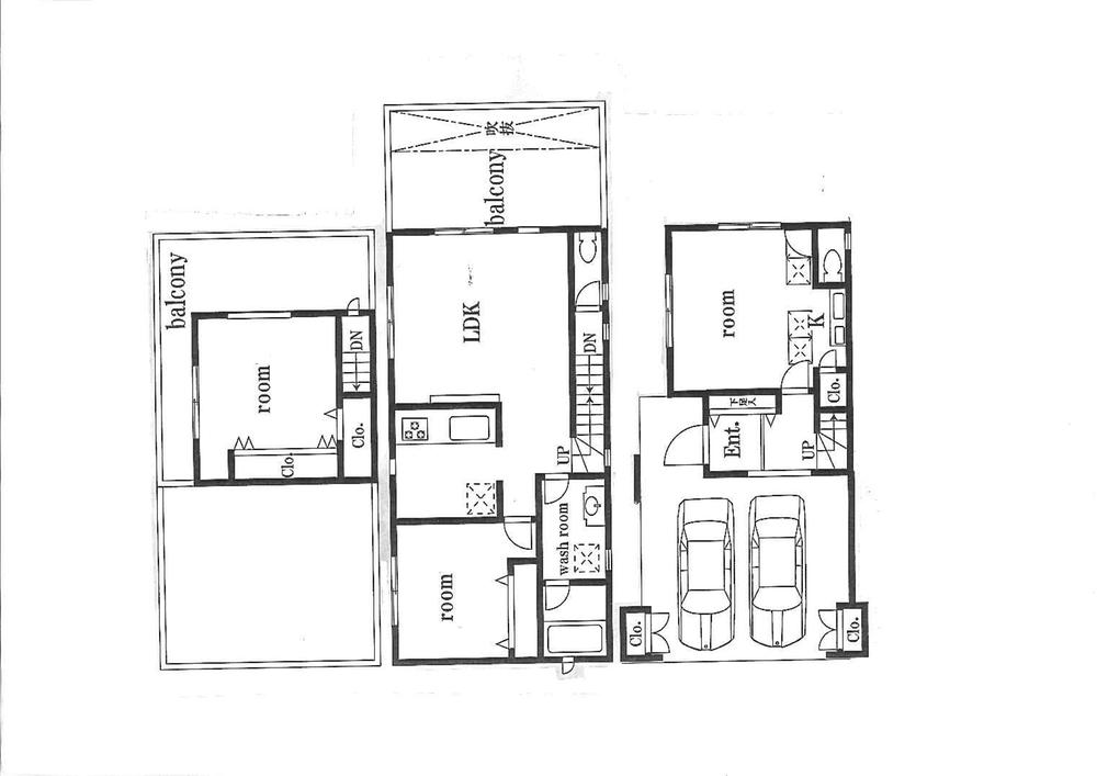 Floor plan. 95,800,000 yen, 3LDK, Land area 93.62 sq m , Building area 92.75 sq m floor plan