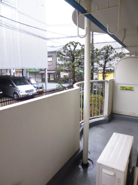 Balcony. Veranda also spacious