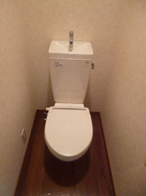 Toilet. With warm toilet