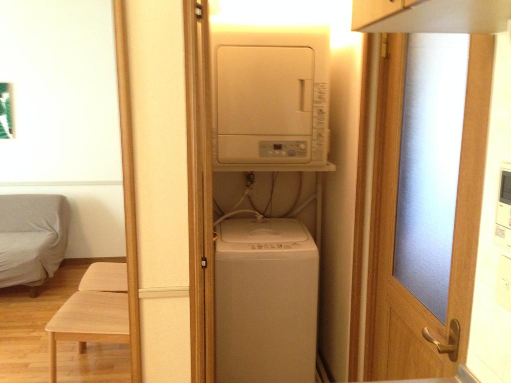 Other Equipment. The washing machine and gas dryer equipment in the room