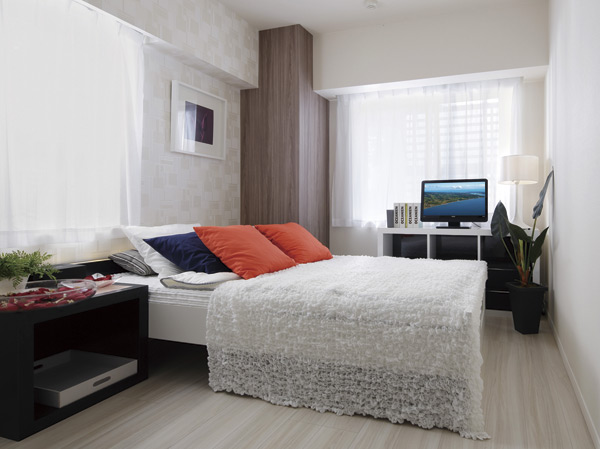 Interior.  [Bed Room] Ya bedroom flowing when full of gentle light, Such as dining to create a fun communication time, It is proud life stage to fulfill the longing of living.