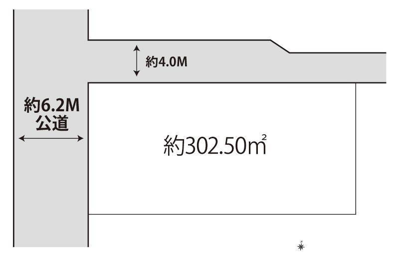 Compartment figure. Land price 180 million yen, Land area 302.5 sq m