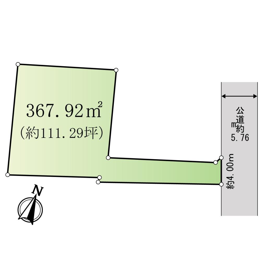 Compartment figure. Land price 139 million yen, Land area 367.92 sq m