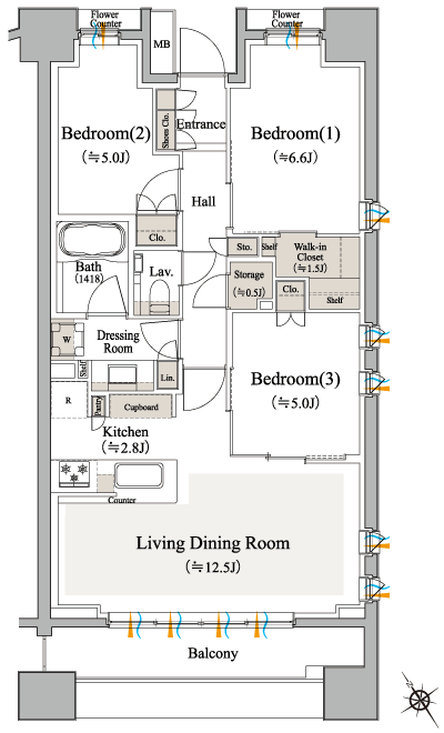 Floor: 3LDK + WIC + S, the occupied area: 72.01 sq m, Price: TBD