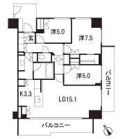 Floor: 3LDK + WIC, the occupied area: 85.24 sq m, Price: TBD