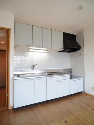 Kitchen. Since the sink is wide cooking and washing a breeze