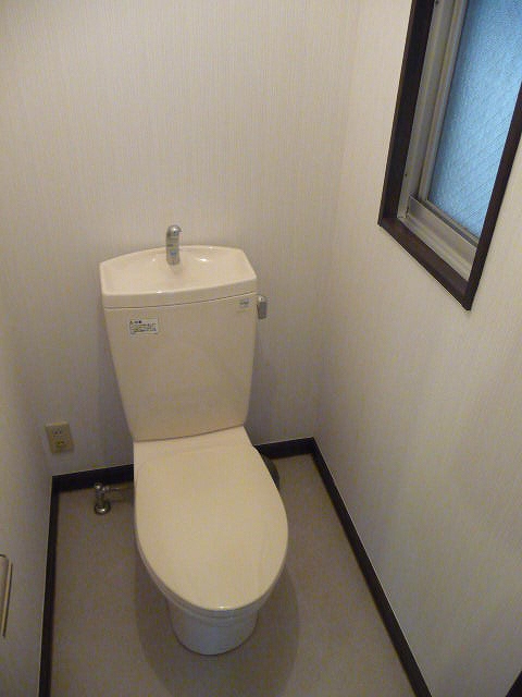 Toilet. Toilet (window there)