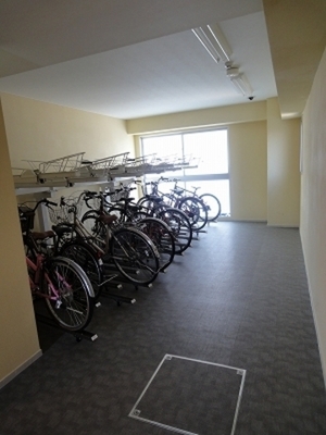 Other common areas. Indoor bicycle parking lot