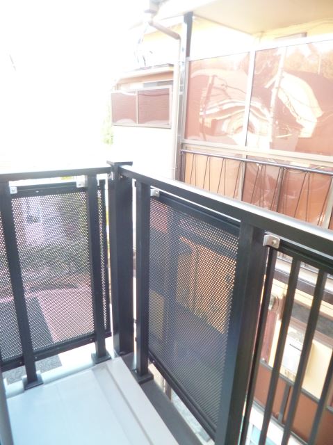 Balcony. There is also veranda. 