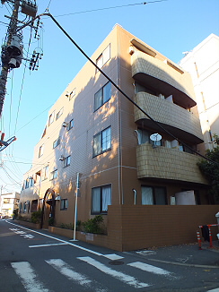 Building appearance. Full of profound feeling tiled apartment