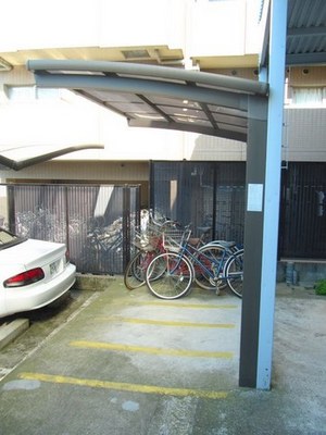 Other common areas. With bicycle parking lot