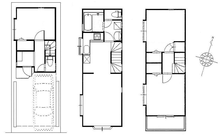 Floor plan. 49,800,000 yen, 3LDK, Land area 46.21 sq m , Building area 103.68 sq m