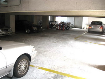 Parking lot. Covered parking