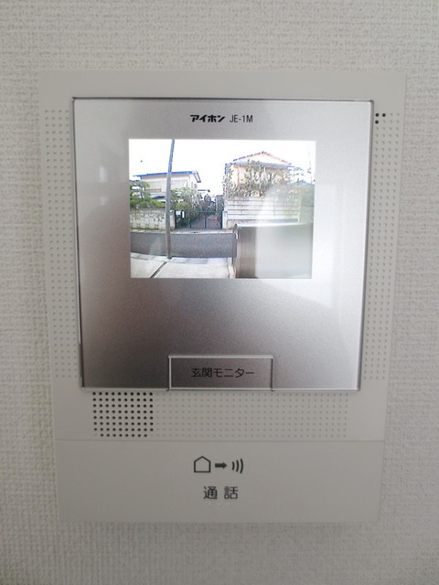 Security. Color monitor with intercom