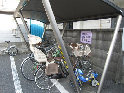 Other common areas. It is a bicycle parking space