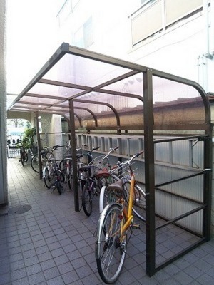 Other common areas. On-site bicycle parking lot