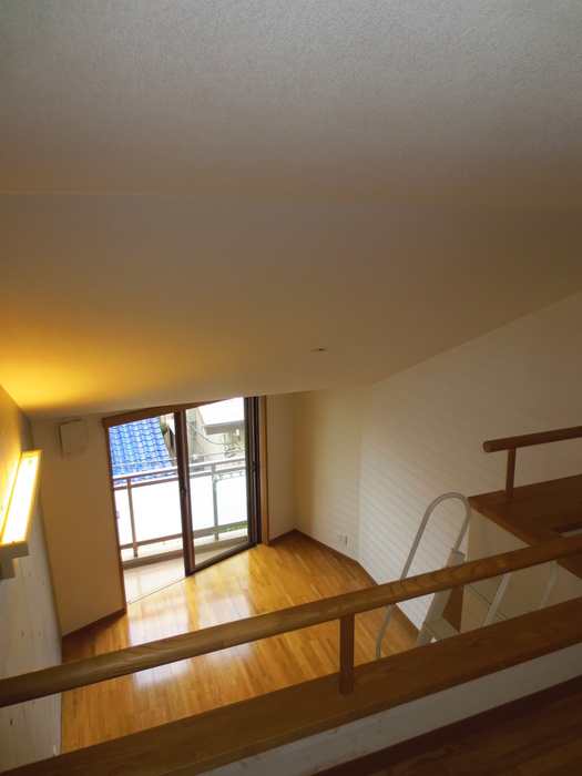 Living and room. It is a photograph from the loft