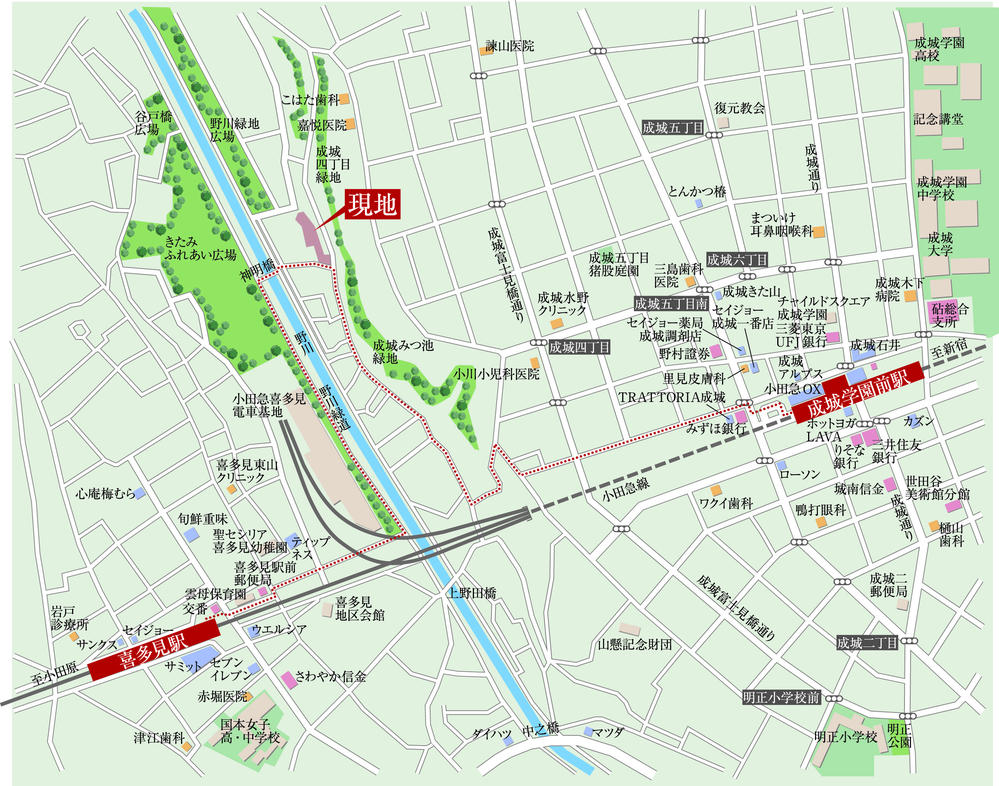 Local guide map