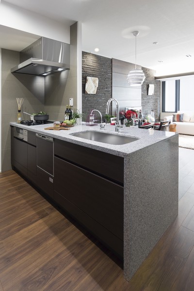  [kitchen] Beautiful counter top of granite