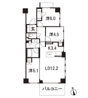 Floor: 3LDK + WIC, the occupied area: 68.52 sq m, Price: TBD