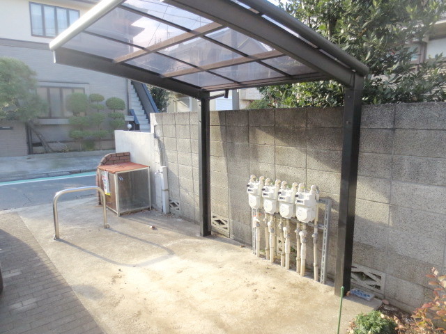 Other common areas. Covered bicycle shed