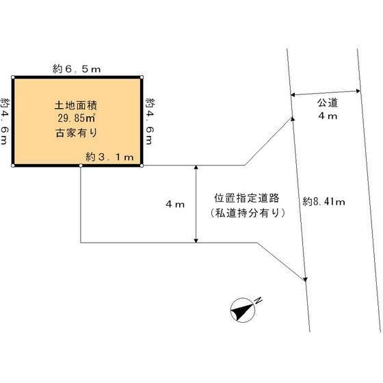 Compartment figure. Land price 12 million yen, Land area 29.85 sq m