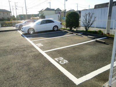 Parking lot. Parking space is