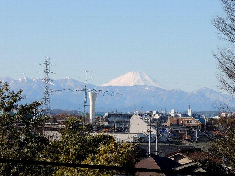 Other. View from the balcony. Shooting Fuji